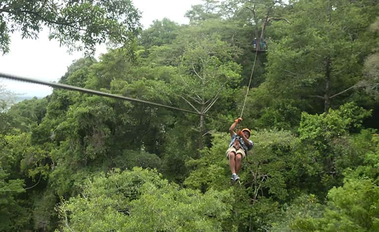 Ziplining in the Dominican Republic