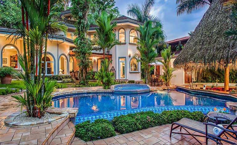 Mansion rental in Costa Rica