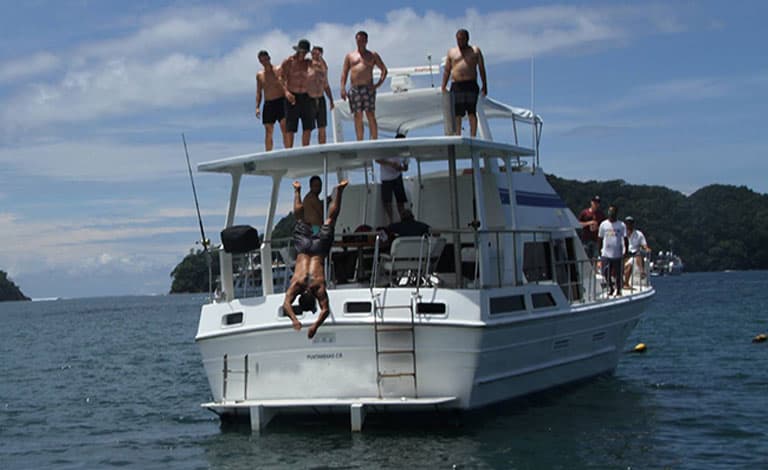 Isla Mujeres bachelor party boat