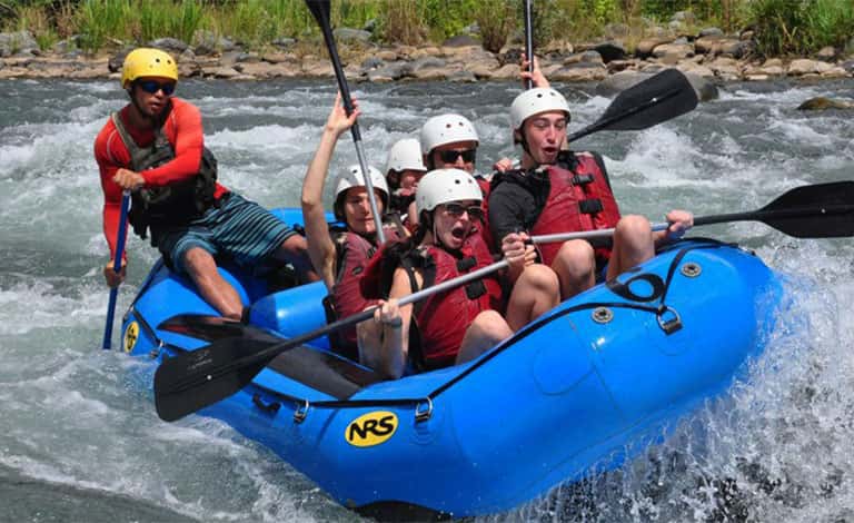 White water rafting in Costa Rica